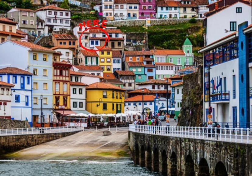 Casa De Pescadores Con Vistas Al Mar Cudillero Kültér fotó